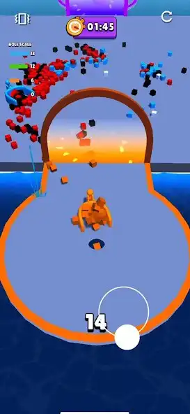 Play Pushem Hole as an online game Pushem Hole with UptoPlay