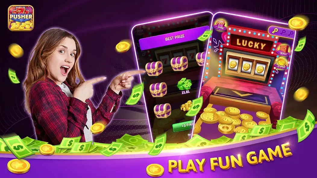 Play Pusher Master：Lucky Game  and enjoy Pusher Master：Lucky Game with UptoPlay