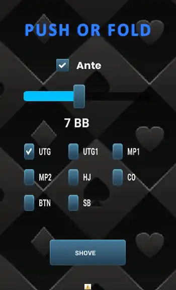 Play Push or Fold: Poker Shove calc and enjoy Push or Fold: Poker Shove calc with UptoPlay Play Push or Fold: Poker Shove calc and enjoy Push or Fold: Poker Shove calc with UptoPlay
