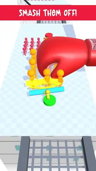 Play Push the Crazy Crowd as an online game Push the Crazy Crowd with UptoPlay