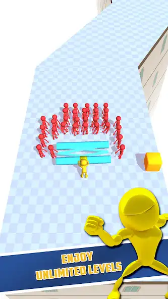 Play Push The Crowd Down ! as an online game Push The Crowd Down ! with UptoPlay