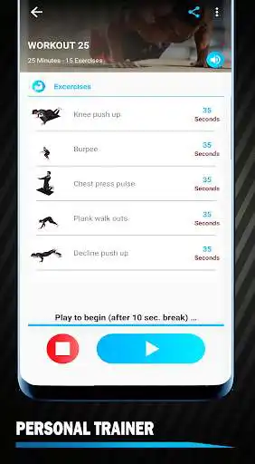 Play Push Ups Workout : pushup challenge as an online game Push Ups Workout : pushup challenge with UptoPlay