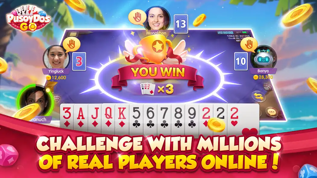 Play Pusoy Dos Go - Free strategy C as an online game Pusoy Dos Go - Free strategy C with UptoPlay