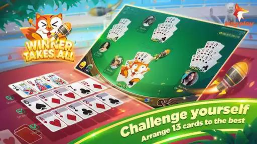 Play Pusoy ZingPlay - Chinese poker 13 card game online as an online game Pusoy ZingPlay - Chinese poker 13 card game online with UptoPlay