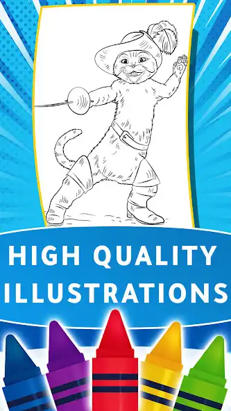 Play Puss In Boots Coloring Book  and enjoy Puss In Boots Coloring Book with UptoPlay