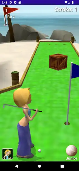 Play Putt Nutz Mini Golf as an online game Putt Nutz Mini Golf with UptoPlay
