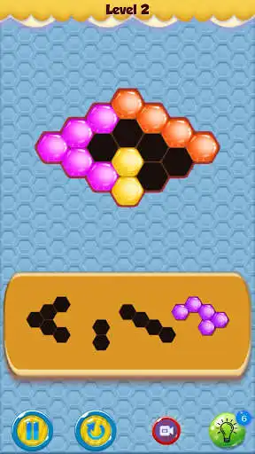 Play Puzzle Challenge - Hexa Block as an online game Puzzle Challenge - Hexa Block with UptoPlay