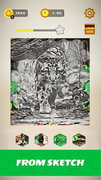 Play Puzzle Coloring - Art Mosaic as an online game Puzzle Coloring - Art Mosaic with UptoPlay