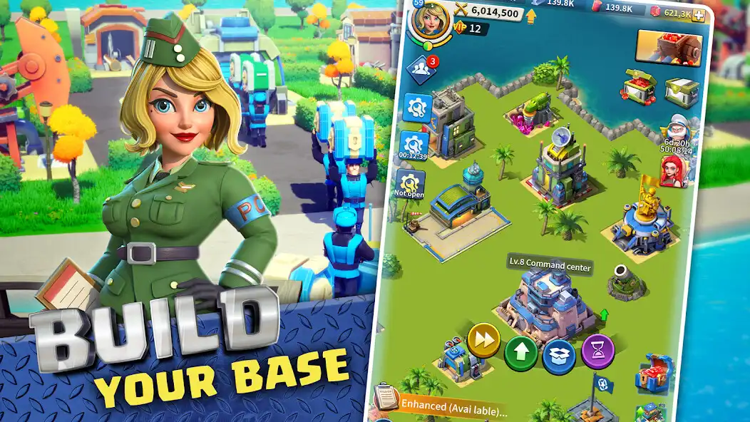 Play Puzzle Commander: Match 3 RPG as an online game Puzzle Commander: Match 3 RPG with UptoPlay