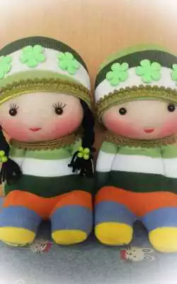 Play Puzzle doll cute couple Play Puzzle doll cute couple