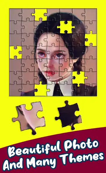 Play Puzzle For Wednesday Addams  and enjoy Puzzle For Wednesday Addams with UptoPlay