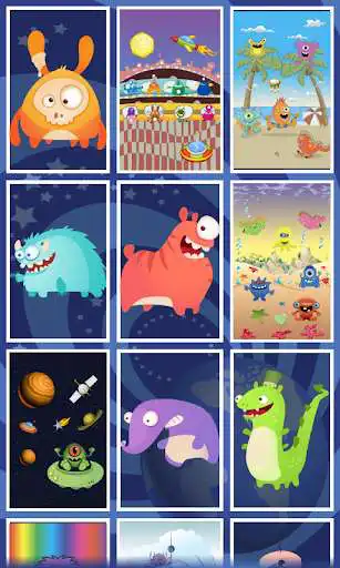 Play Puzzle Funny Monsters + Memo as an online game Puzzle Funny Monsters + Memo with UptoPlay