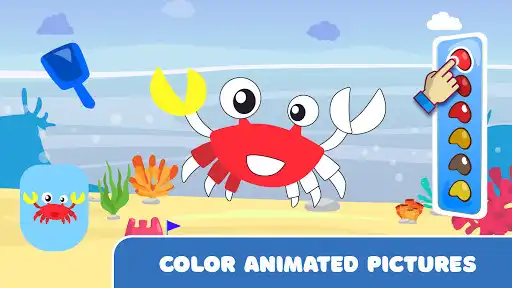 Play Puzzle games for kids - Coloring for Toddlers as an online game Puzzle games for kids - Coloring for Toddlers with UptoPlay