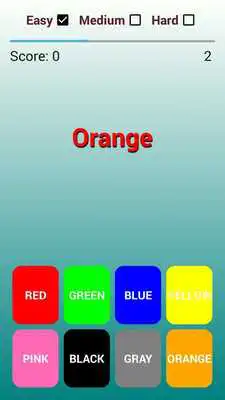 Play Puzzle Game  -  Text Color Click