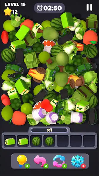 Play Puzzle Match 3D - Tile Master as an online game Puzzle Match 3D - Tile Master with UptoPlay