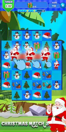 Play Puzzle Match : Christmas Game as an online game Puzzle Match : Christmas Game with UptoPlay