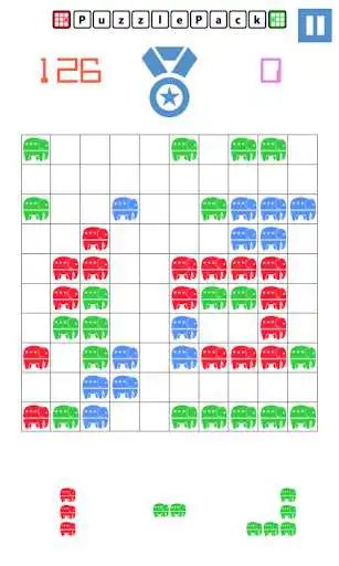 Play PuzzlePack - Logic based shape Puzzler! as an online game PuzzlePack - Logic based shape Puzzler! with UptoPlay