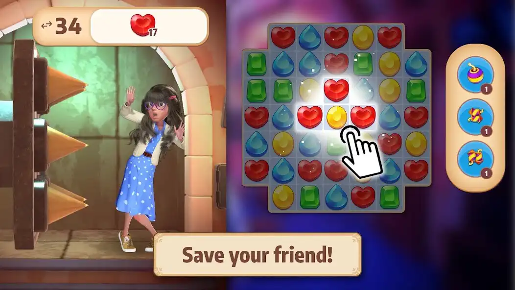 Play Puzzle Society: Match  Escape  and enjoy Puzzle Society: Match  Escape with UptoPlay