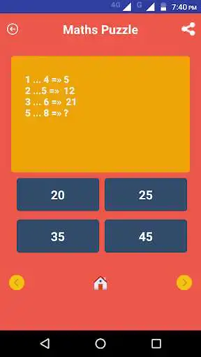 Play Puzzles Of Maths 2020 - Logical & Number Puzzle as an online game Puzzles Of Maths 2020 - Logical & Number Puzzle with UptoPlay