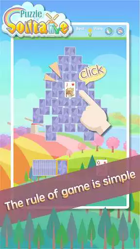 Play Puzzle Solitaire as an online game Puzzle Solitaire with UptoPlay