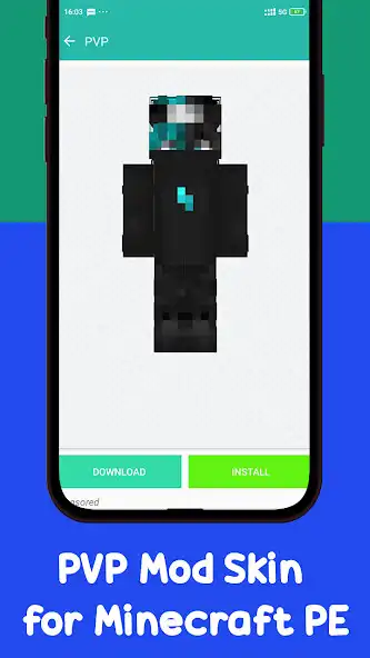 Play PVP Mod Skin for Minecraft PE as an online game PVP Mod Skin for Minecraft PE with UptoPlay
