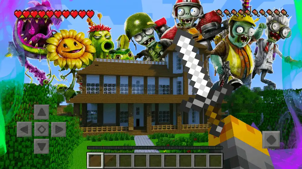 Play PVZ 2 mod Minecraft PE  Map  and enjoy PVZ 2 mod Minecraft PE  Map with UptoPlay