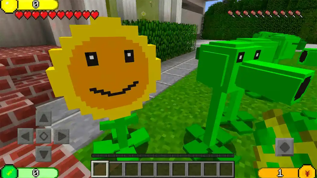 Play PVZ 2 mod Minecraft PE  Map as an online game PVZ 2 mod Minecraft PE  Map with UptoPlay