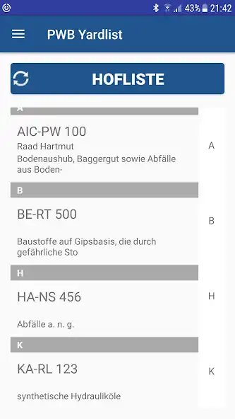 Play PWB - Yardlist  and enjoy PWB - Yardlist with UptoPlay