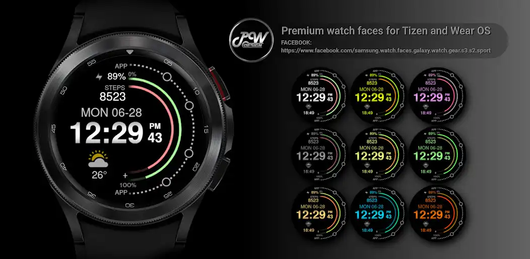 Play PWW23 - Sport Digi Watch Face as an online game PWW23 - Sport Digi Watch Face with UptoPlay