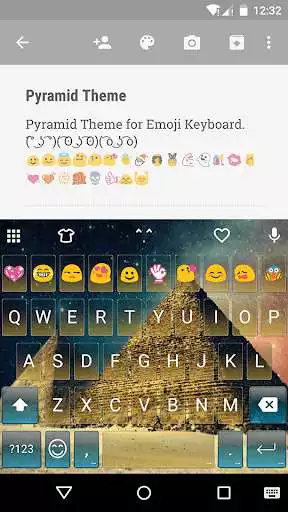 Play APK Pyramid Emoji Keyboard Theme  and enjoy Pyramid Emoji Keyboard Theme with UptoPlay com.kkkeyboard.emoji.keyboard.theme.Pyramid