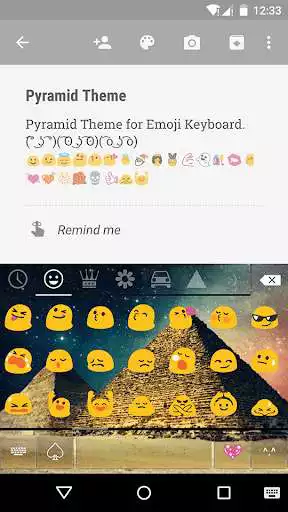 Play APK Pyramid Emoji Keyboard Theme  and enjoy Pyramid Emoji Keyboard Theme with UptoPlay com.kkkeyboard.emoji.keyboard.theme.Pyramid