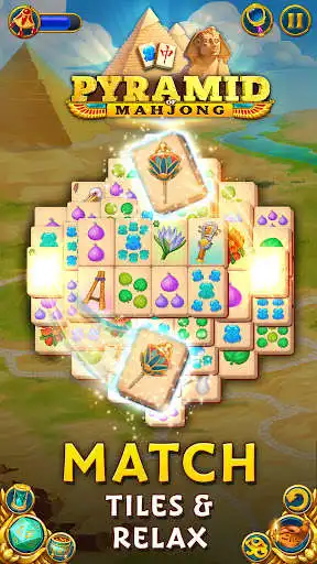 Play Pyramid of Mahjong: Tile Match  and enjoy Pyramid of Mahjong: Tile Match with UptoPlay