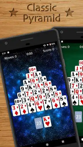 Play Pyramid Solitaire Classic  and enjoy Pyramid Solitaire Classic with UptoPlay