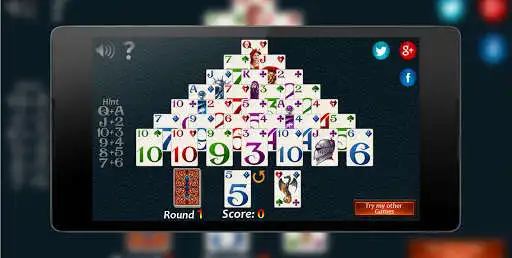Play Pyramid Solitaire Fantasy  and enjoy Pyramid Solitaire Fantasy with UptoPlay