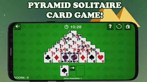 Play Pyramid Solitaire King - Play offline card game  and enjoy Pyramid Solitaire King - Play offline card game with UptoPlay
