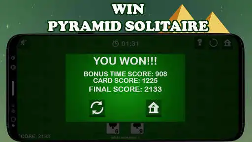 Play Pyramid Solitaire King - Play offline card game as an online game Pyramid Solitaire King - Play offline card game with UptoPlay