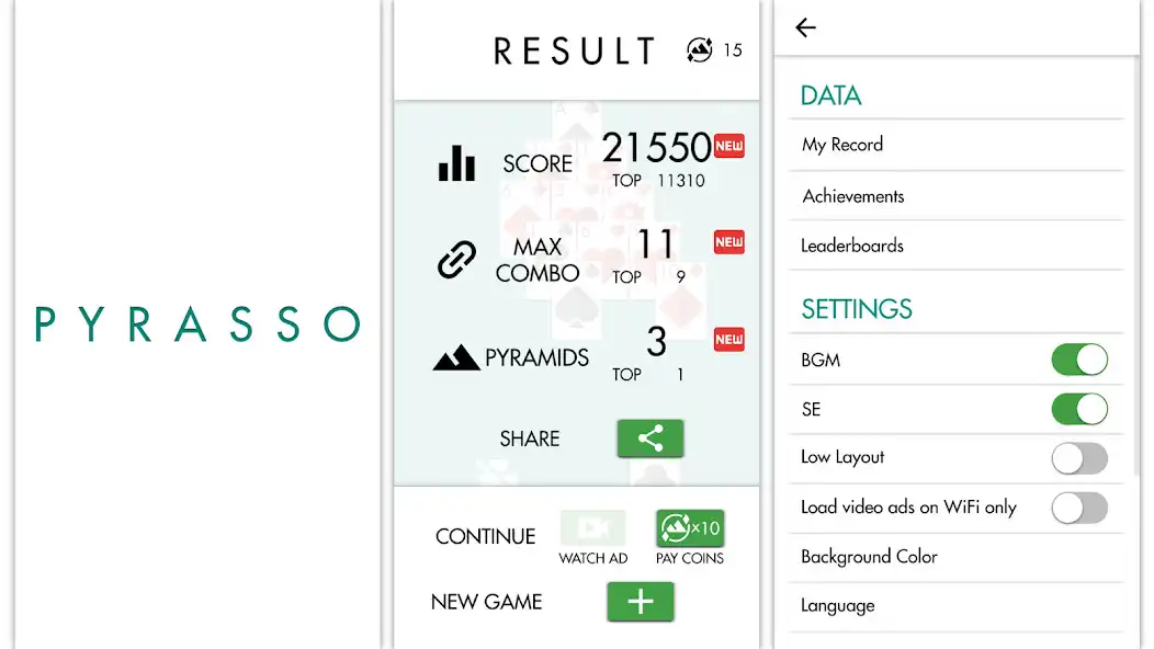 Play Pyramid Solitaire Pyrasso as an online game Pyramid Solitaire Pyrasso with UptoPlay