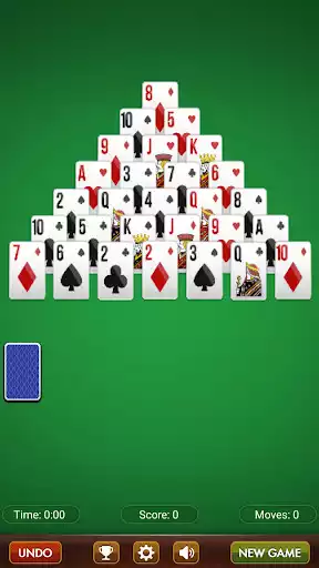 Play Pyramid Solitaire  and enjoy Pyramid Solitaire with UptoPlay