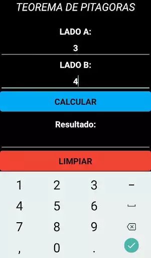 Play Pythagorean Theorem Calculator as an online game Pythagorean Theorem Calculator with UptoPlay