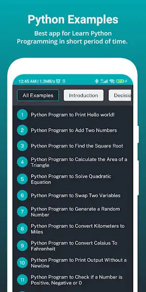 Play Python Examples  and enjoy Python Examples with UptoPlay