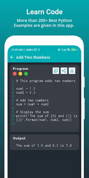 Play Python Examples as an online game Python Examples with UptoPlay