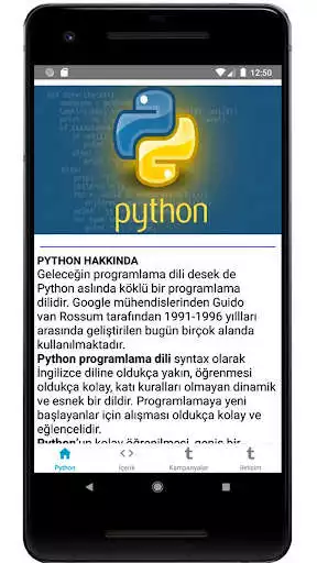 Play Python Programlama Dili  and enjoy Python Programlama Dili with UptoPlay