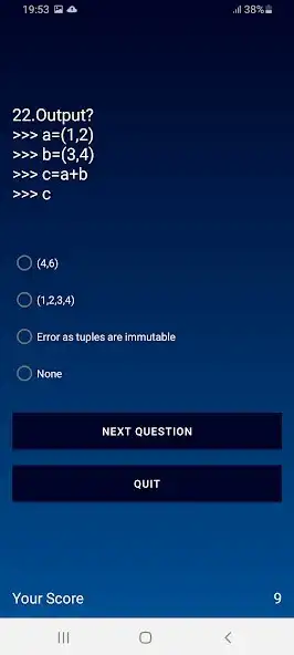 Play Python Quiz: Learn Programming  and enjoy Python Quiz: Learn Programming with UptoPlay