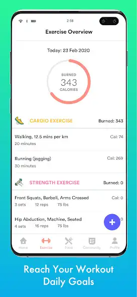 Play Qalorie: Weight Loss  Health as an online game Qalorie: Weight Loss  Health with UptoPlay
