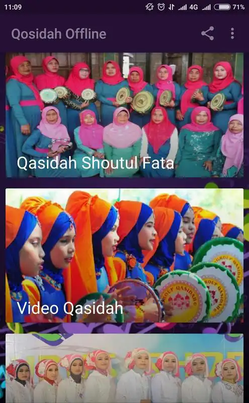 Play Qasidah Terlengkap Nasyid Putri Offline MP3 Video