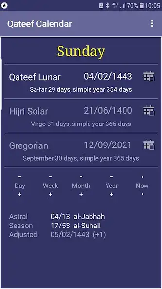Play Qateef Calendar  and enjoy Qateef Calendar with UptoPlay
