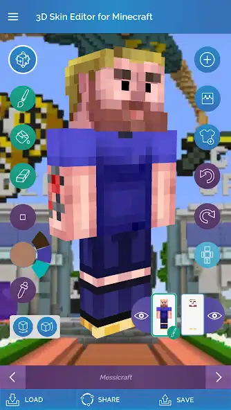 Play QB9s 3D Skin Editor for Minec  and enjoy QB9s 3D Skin Editor for Minec with UptoPlay