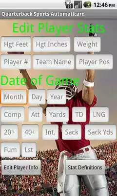 Play QB Card Creator Free Play QB Card Creator Free