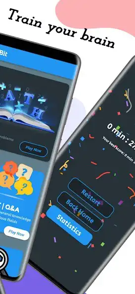 Play QBit - multiplayer brain games as an online game QBit - multiplayer brain games with UptoPlay