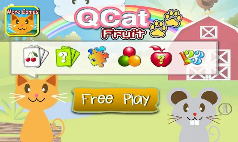 Play QCat Games : fruit  and enjoy QCat Games : fruit with UptoPlay